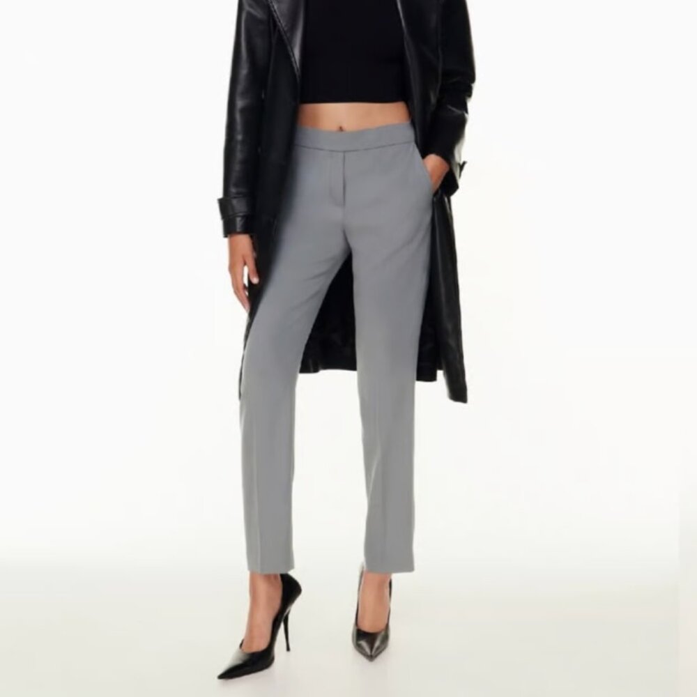 Babaton Aritzia NWT Women's Icy Gray CONAN Pants, Size 16